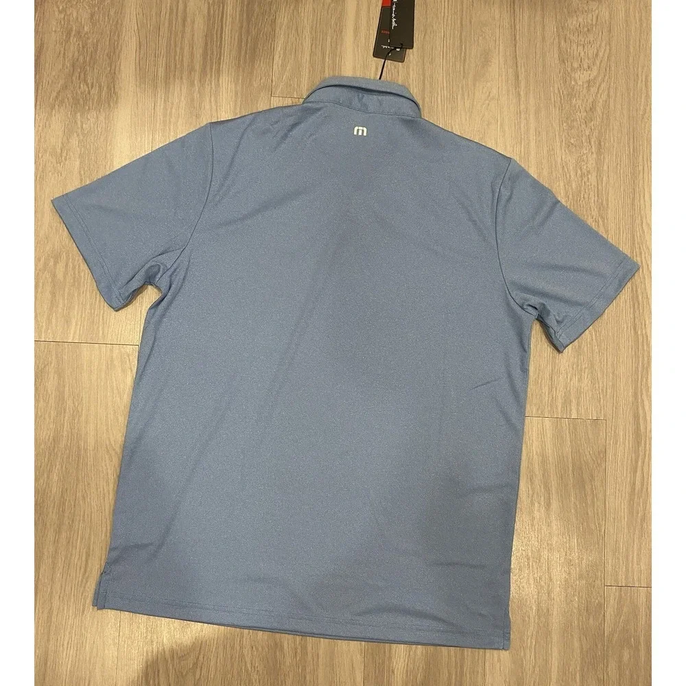 Travis Mathew Shirt Blue Golf Heroes Polo Performance Men's Size XL‎ New! NWT
